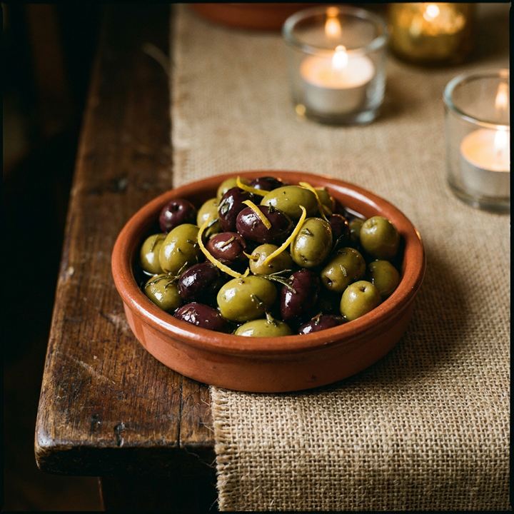 Aceitunas — gemischte marinierte Oliven