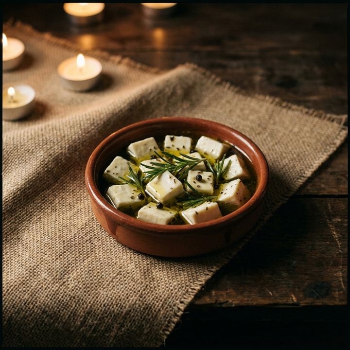 Queso de oveja — eingelegter Schafskäse