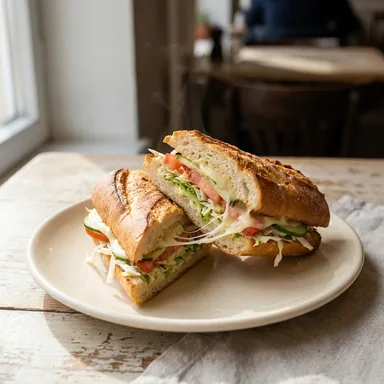 Blocki TaxiTeller Croque — warmes belegtes Baguette