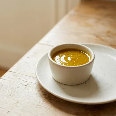 Kleiner Becher Curry Dressing