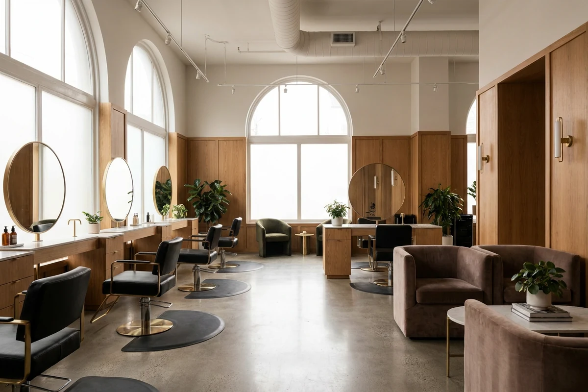 Moderne Innenausstattung des Salons