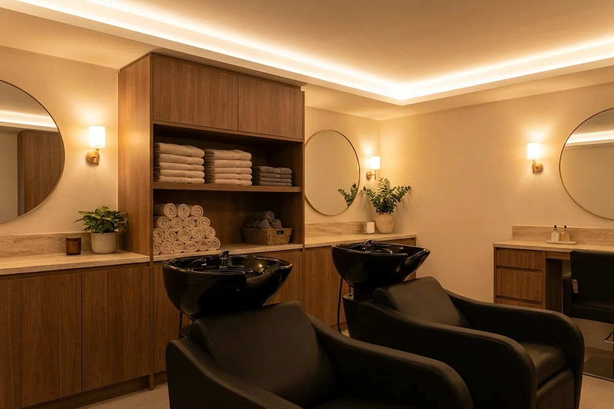 Waschbereich im Salon Haarmonie Salon