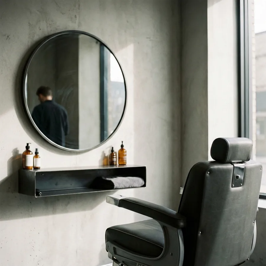 Ambiente im Hafenschnitt Barbershop in Greifswald